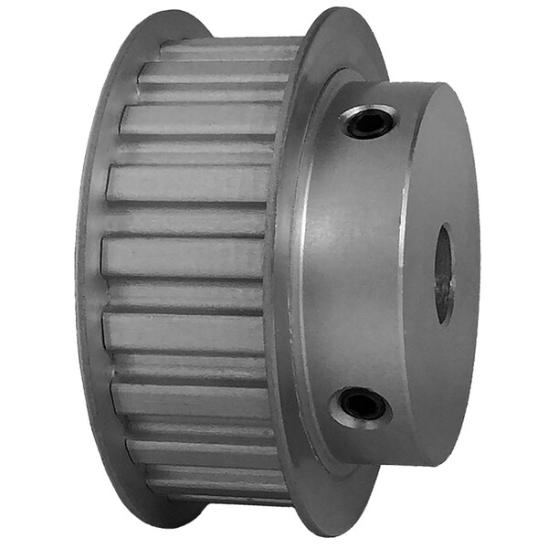B&B Manufacturing 21L075-6FA6, Timing Pulley, Aluminum, Clear Anodized, 21L075-6FA6 - main